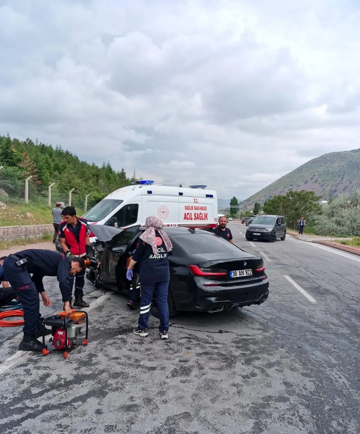 Kayseri'de Trafik Kazası: 1 Ölü, 2 Yaralı