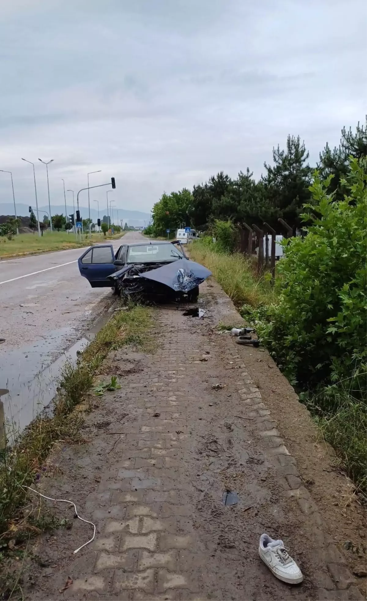 Şoför Kaza Sonucu Hayatını Kaybetti