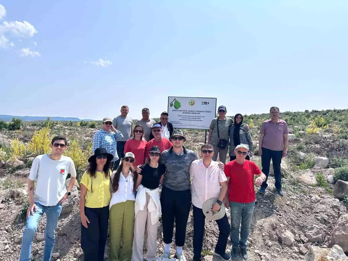 Eskişehirli şehidin hatırası Kümbet'teki ormanda yaşayacak