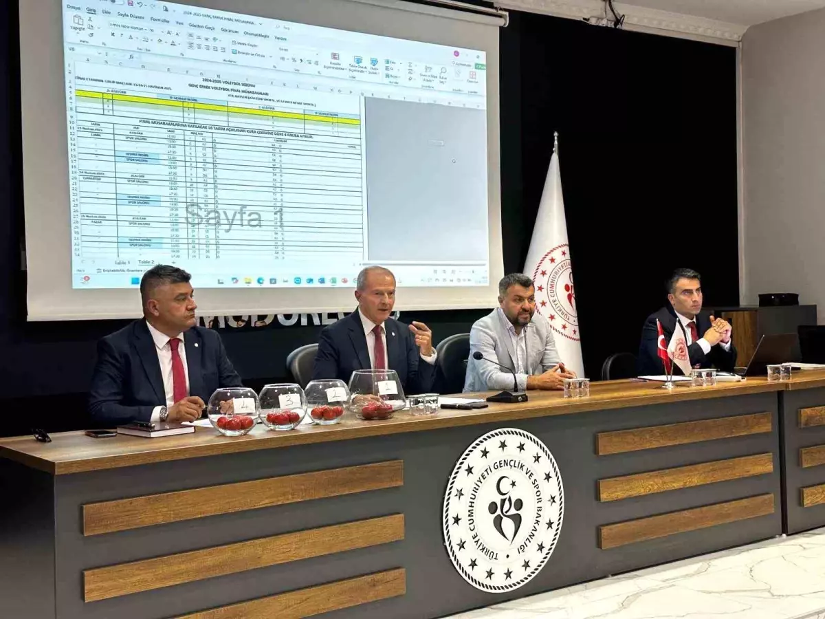 Voleybol Genç Erkekler Türkiye Finali Toplantısı Yapıldı
