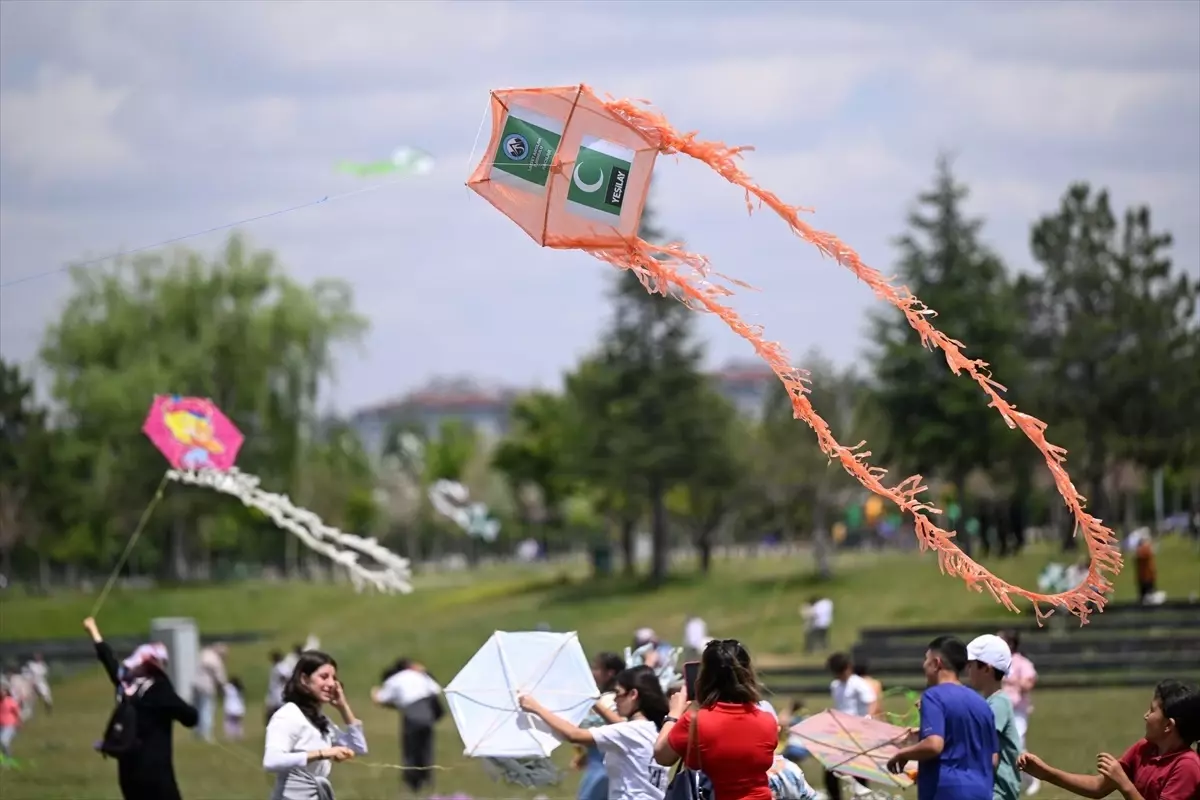 Kayseri'de Uçurtma Şenliği: Bağımlılığa Dikkat Çekildi