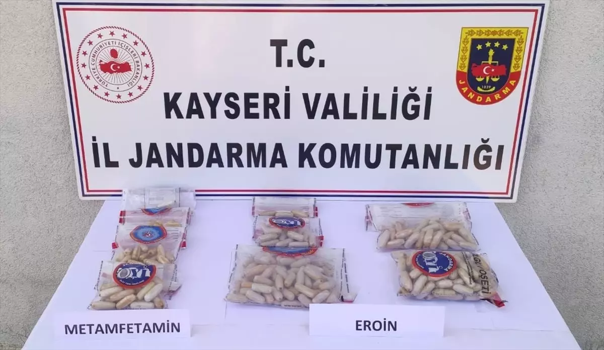 Kayseri'de Eroin ve Sentetik Uyuşturucu Operasyonu