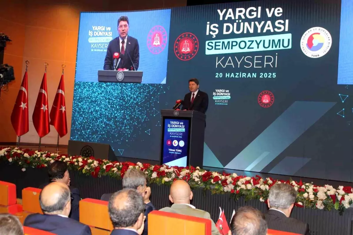 Adalet Bakanı Tunç: 'Ülkemizi karalamaya çalışanlar yargı camiamıza büyük haksızlık ediyor'
