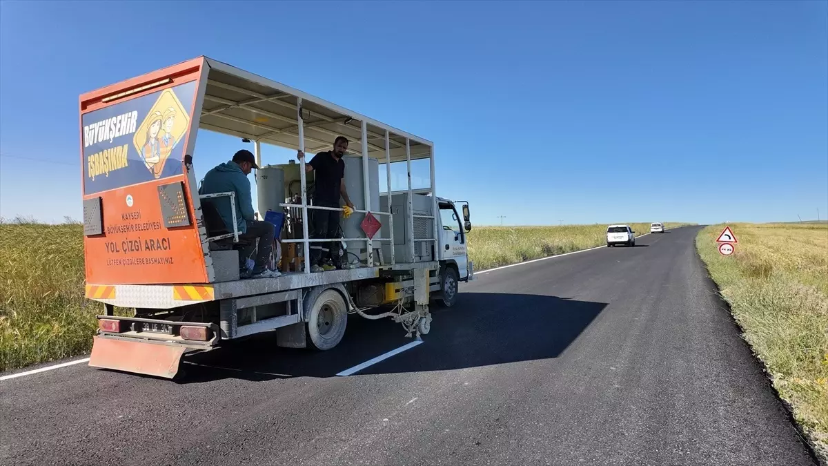 Kayseri'de 22 km'lik Yol Asfaltlandı