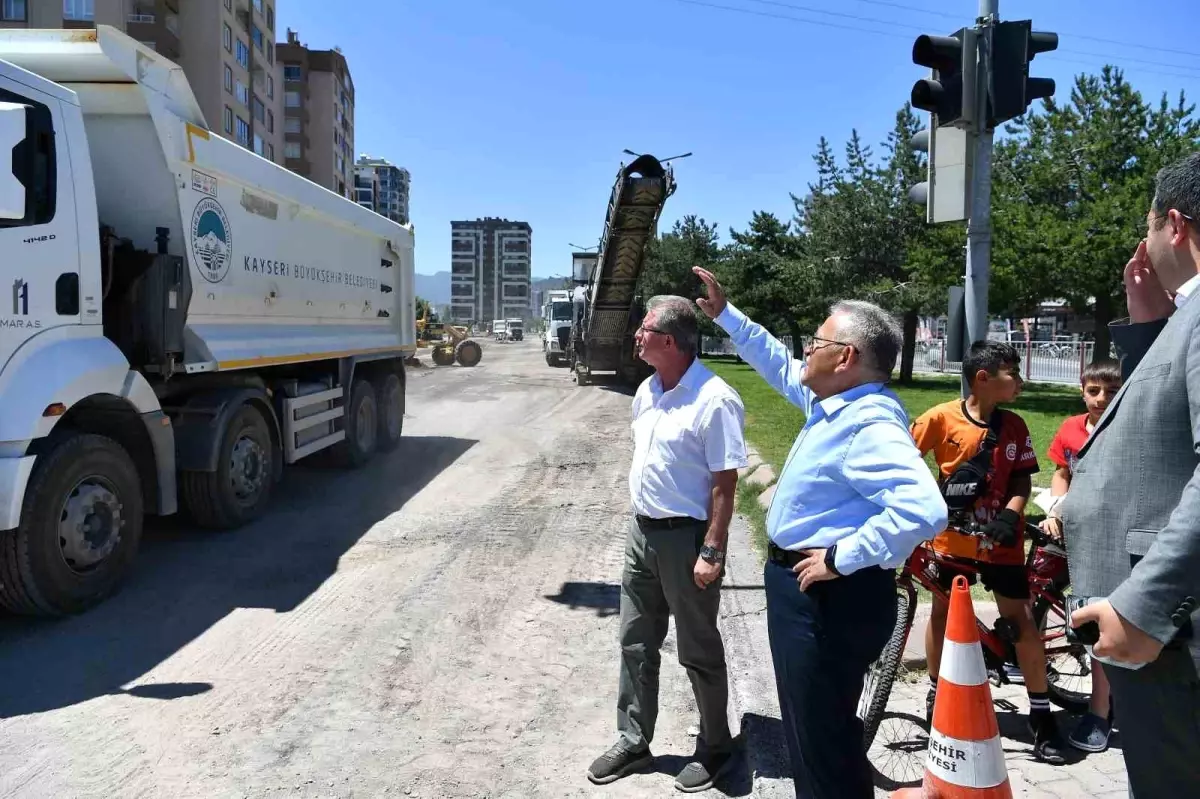 Kayseri'de Seher Bulvarı'na 27,2 Milyon TL'lik Asfalt Yatımı