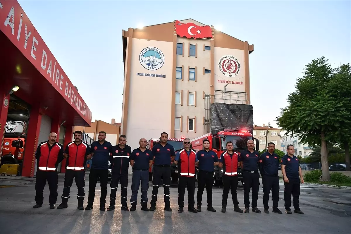 Kayseri'den Manisa'ya Yangın Yardımı