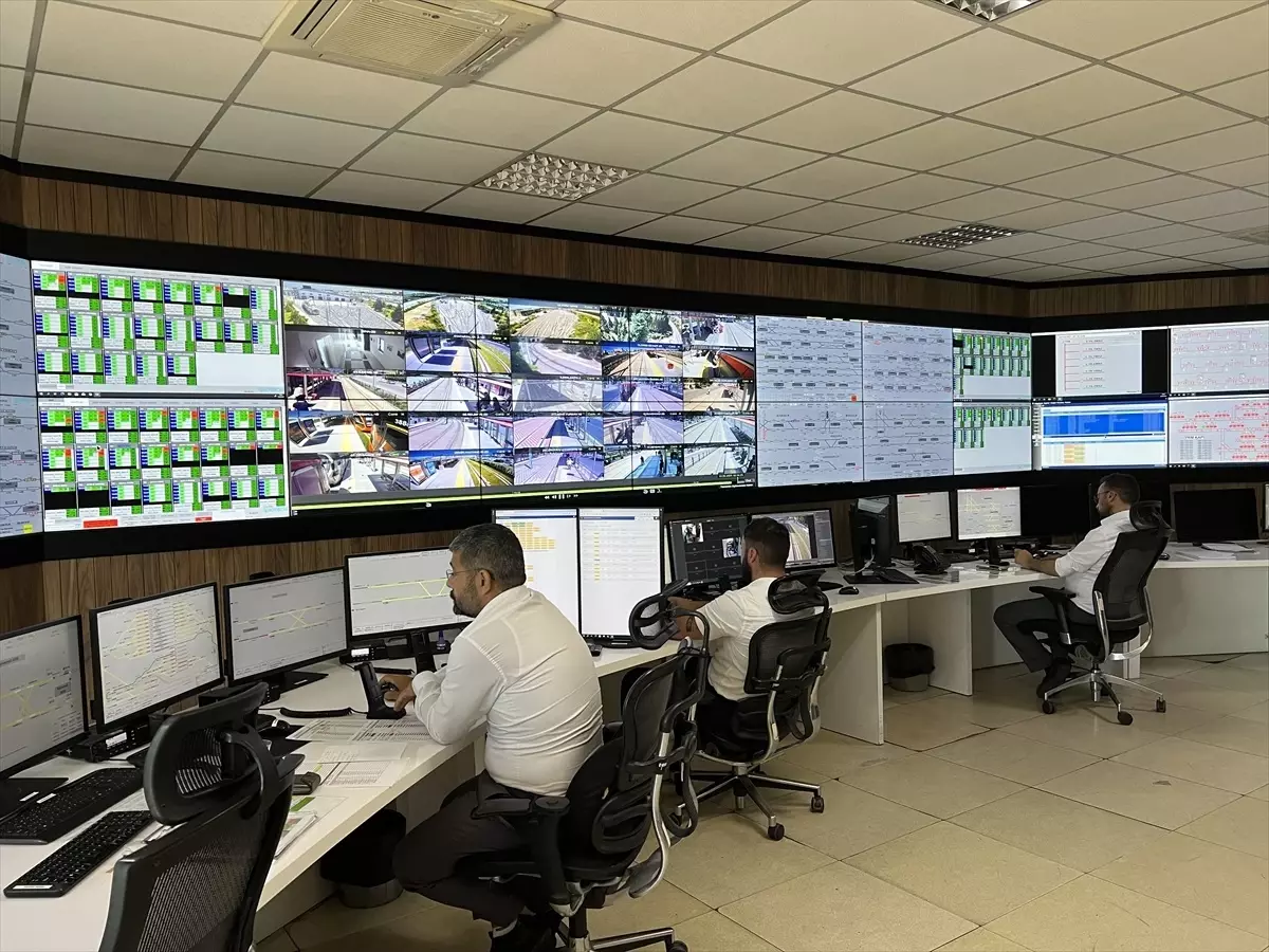 Kayseri'de Raylı Sistem Kontrol Merkezi