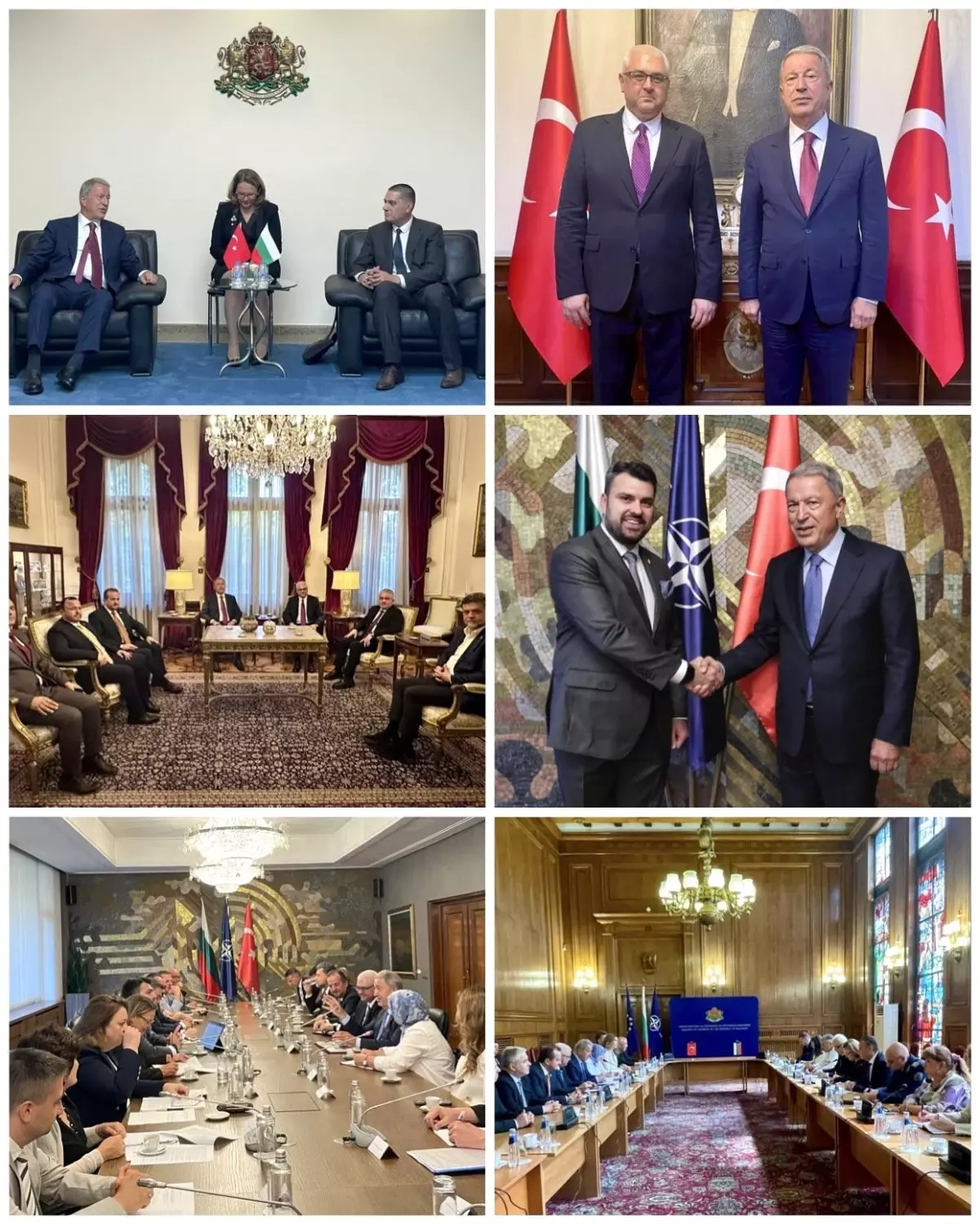 Hulusi Akar Sofya'da Temaslarda Bulundu