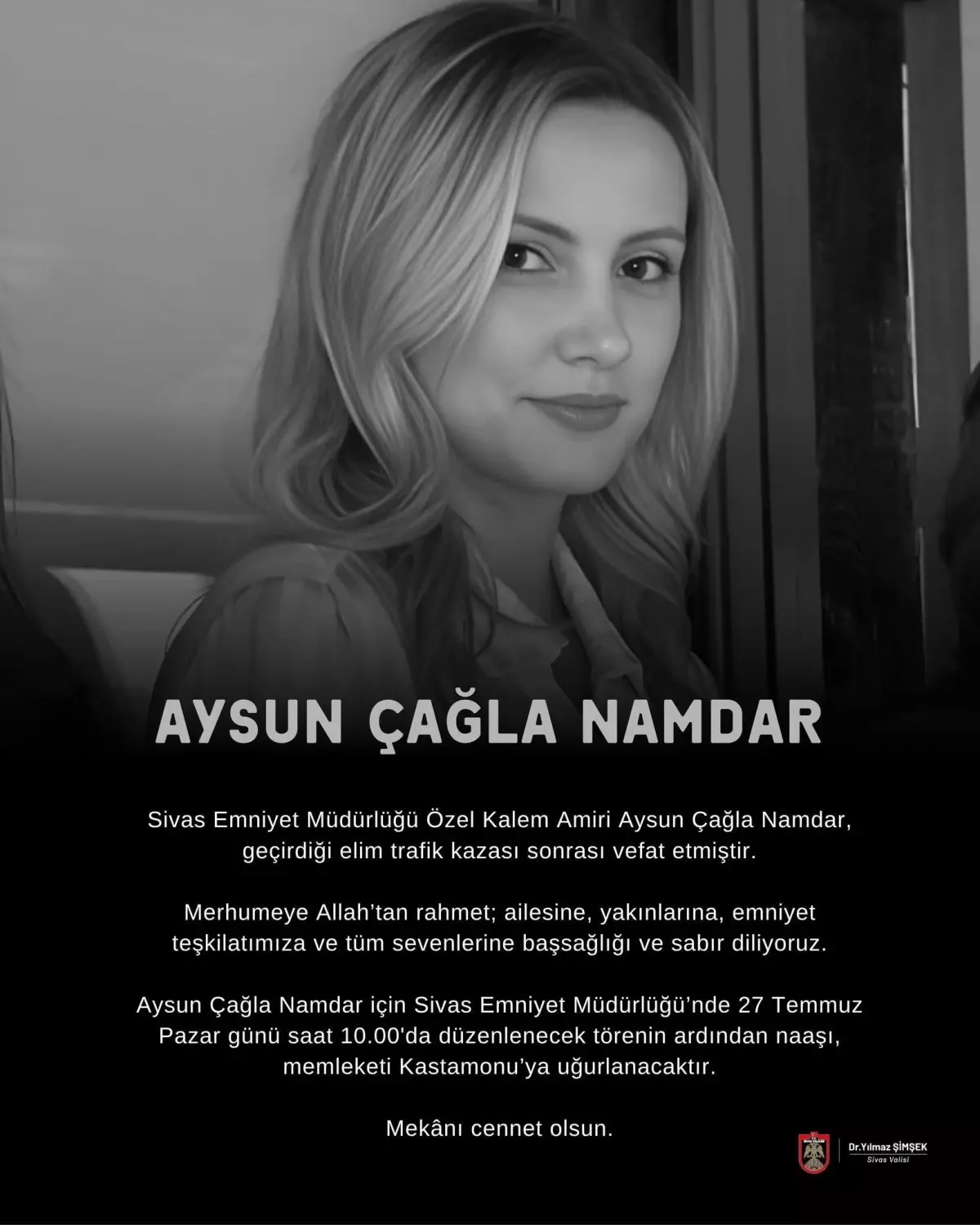 Başkomiser Namdar Trafik Kazasında Hayatını Kaybetti