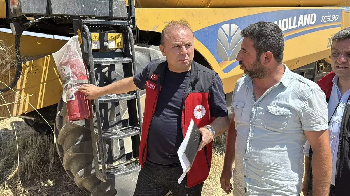 Kayseri'de Hububat Hasadı Denetimleri