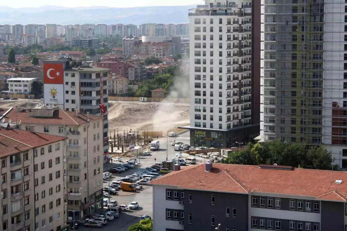 Kayseri'de Doğalgaz Borusu Patladı