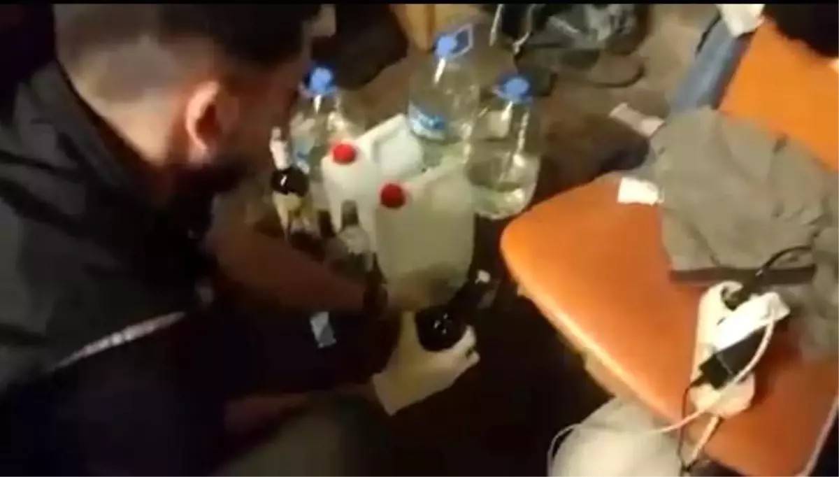 Kayseri'de Sahte Alkol Operasyonu
