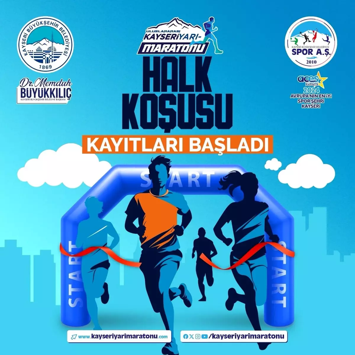 Kayseri Yarı Maratonu İçin Kayıtlar Başladı!