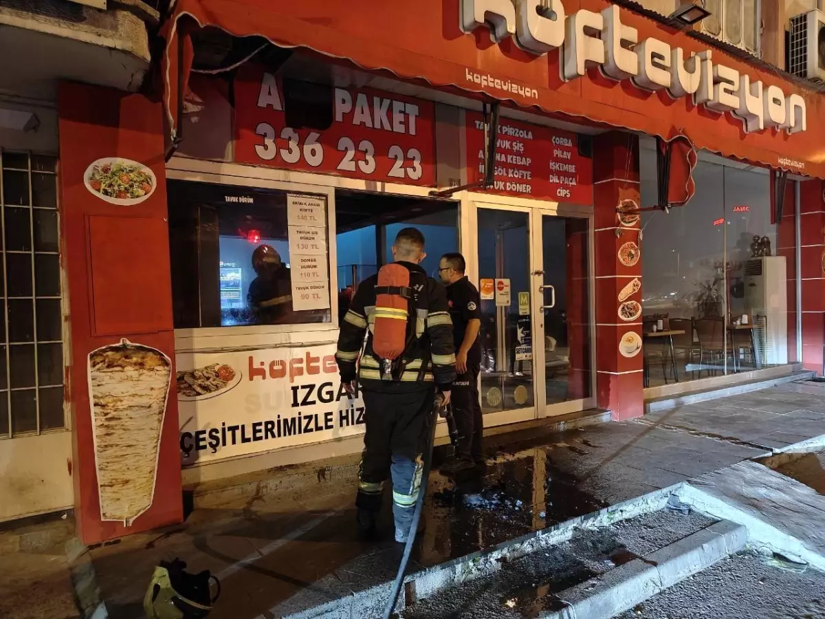 Kayseri'de İş Yerinde Yangın