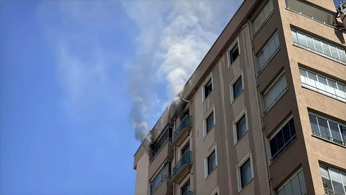 Talas'ta Apartman Yangını