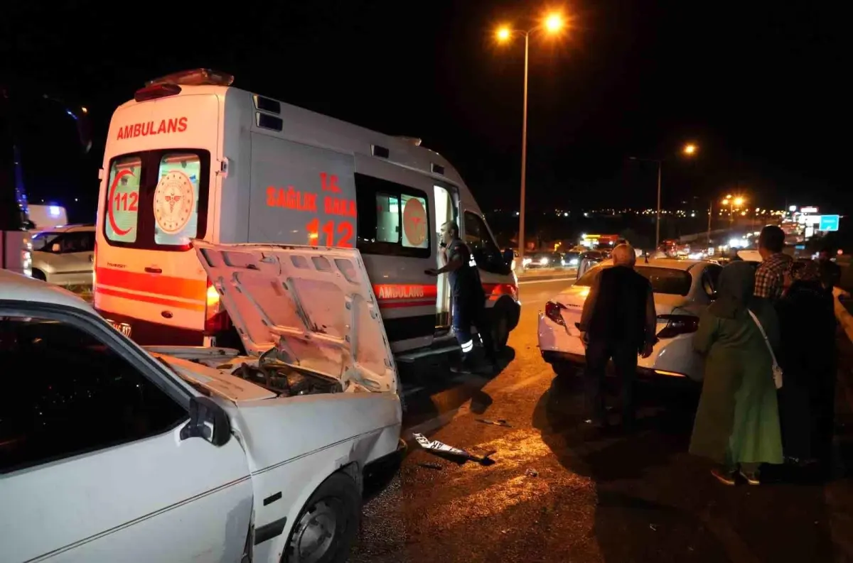 Kırıkkale'de Zincirleme Kaza: 3 Yaralı