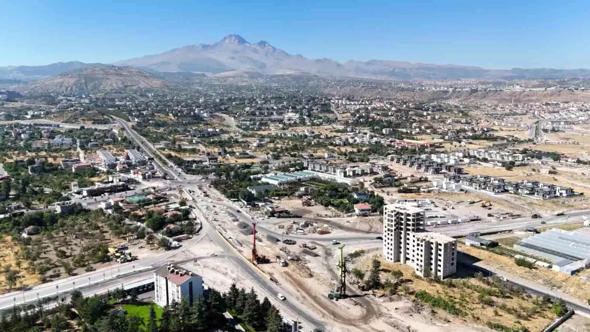 Kayseri'de Meteoroloji Katlı Kavşağı Projesi Hızla İlerliyor