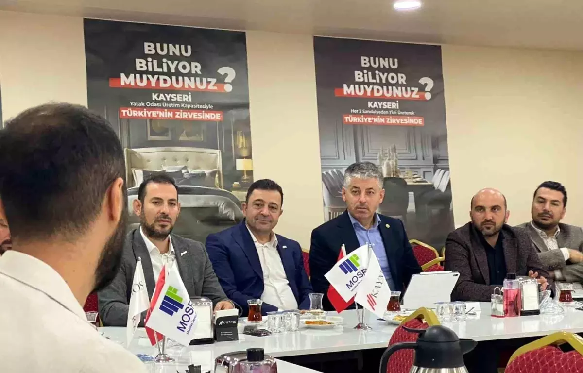 Çopuroğlu: 'Mobilyanın anavatanı da başkenti de Kayseri'dir'