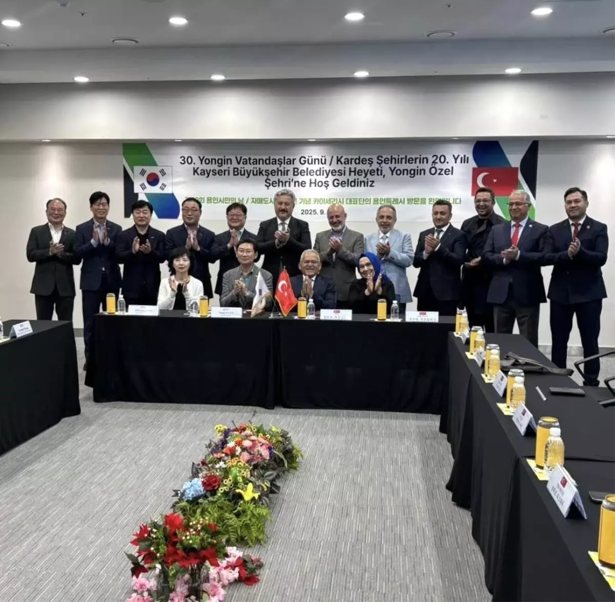 Kayseri Belediye Başkanı Büyükkılıç, Yongin'de Dostluk ve İş Birliği Temaslarında Bulundu