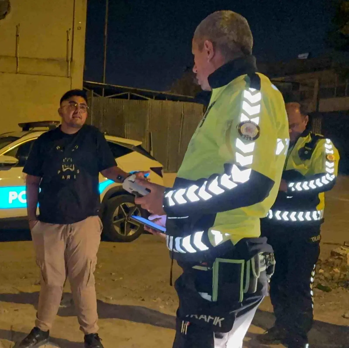 Kayseri'de Plakasız Araç Kullanan Sürücü Yakalandı