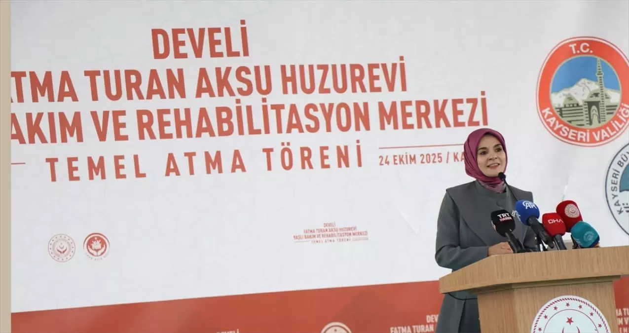 Kayseri'de Yeni Huzurevi Temeli Atıldı