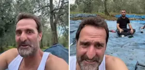 Sivas'ta Baraşine Çarpan Araçta İki Yaralı