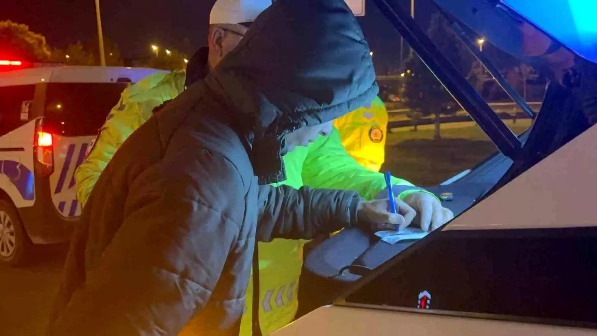 Kayseri'de Alkollü Sürücü Direksiyon Başında Uyudu