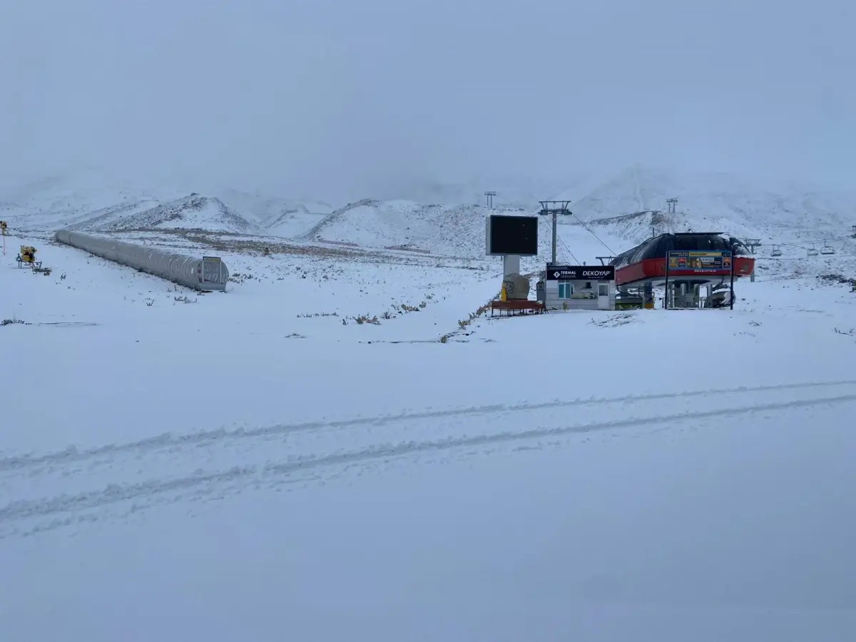 Kayseri'de Kar ve Sağanak Yağış