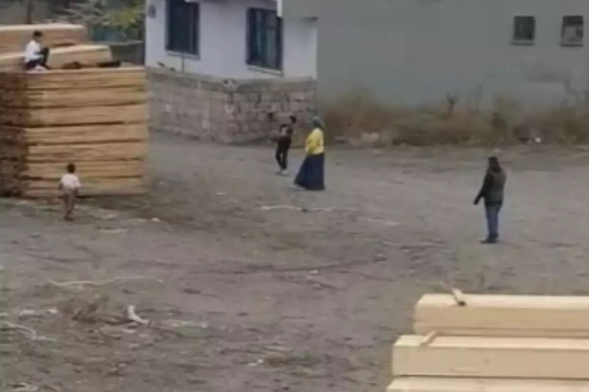 Bu aile yoldan geçen herkesi taşlıyor! Mahalleli sokakta yürüyemiyor