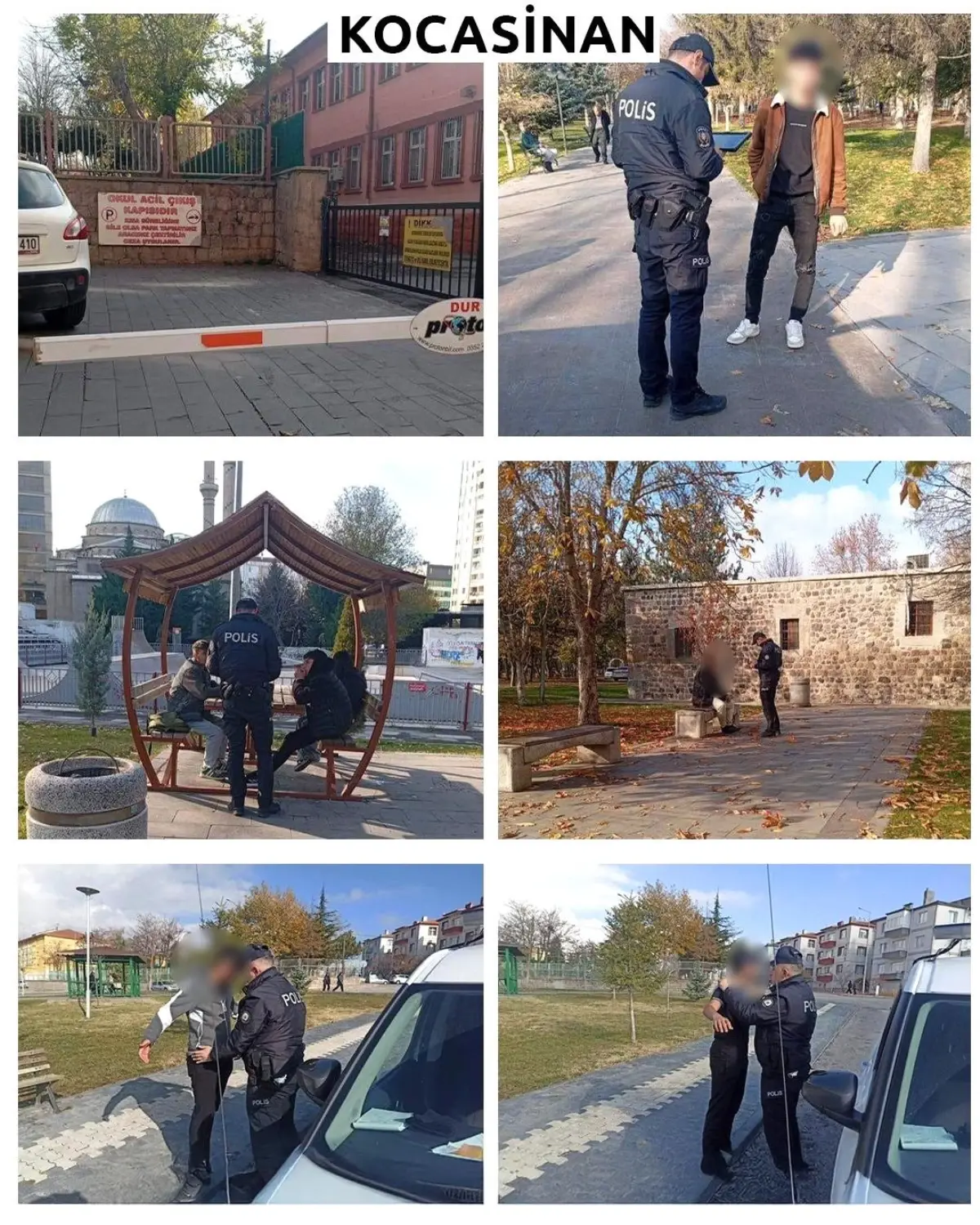 Kayseri'de Okul Önlerinde Güvenlik Uygulaması