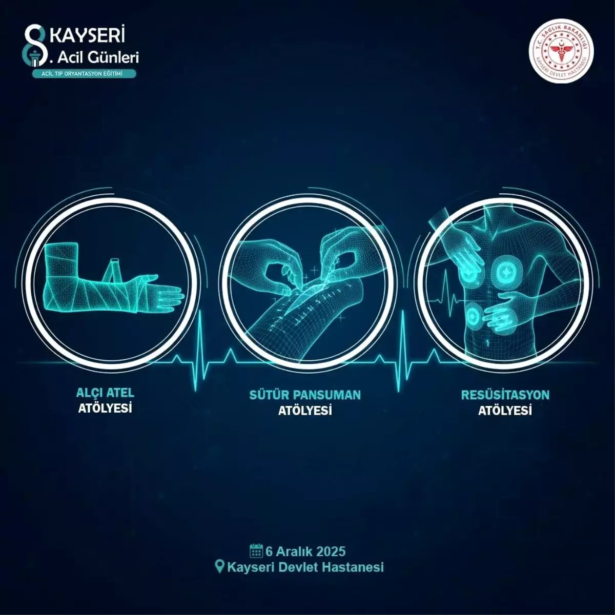 Kayseri'de Acil Tıp Eğitim Günleri