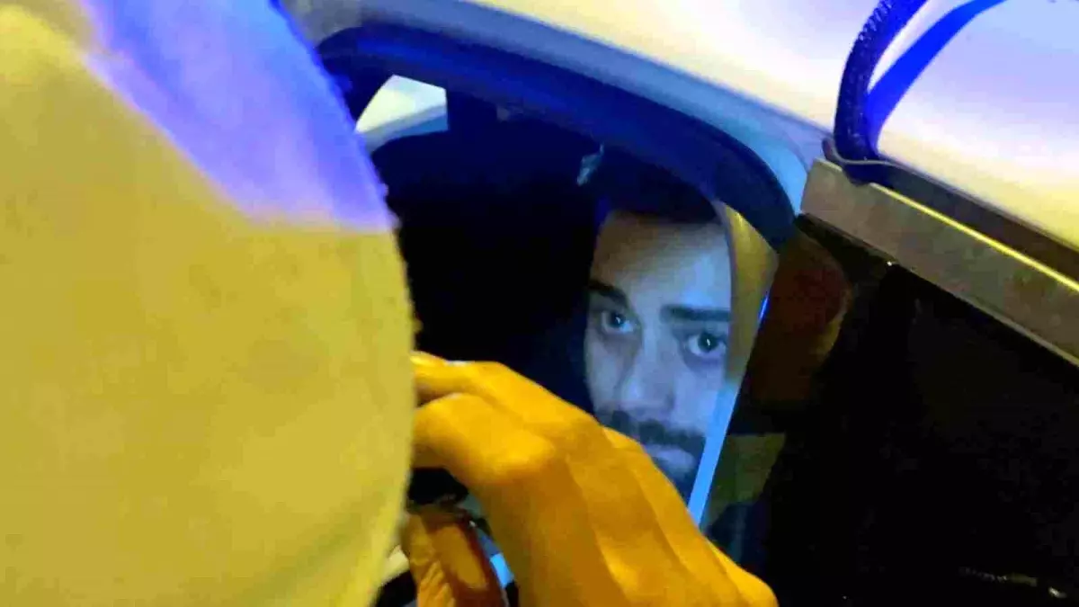 Kayseri'de kaçan sürücü yakalandı