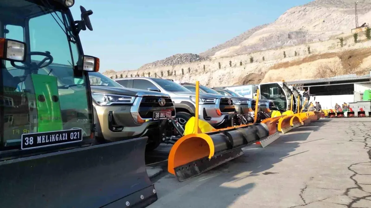 Melikgazi Belediyesi kışa hazır