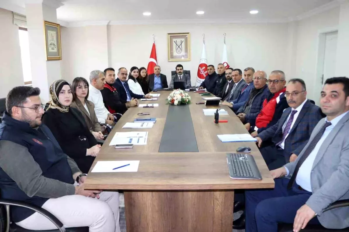 Tomarza'da Afet Koordinasyon Toplantısı