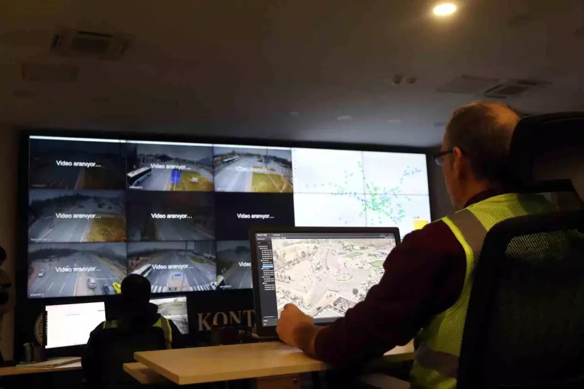 Kayseri'de trafik 370 kamera ile güvende