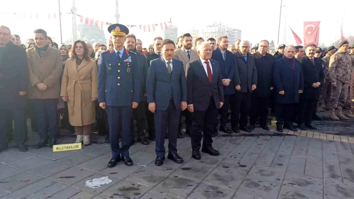 Atatürk'ün Kayseri'ye gelişinin 106. yıl dönümü kutlandı