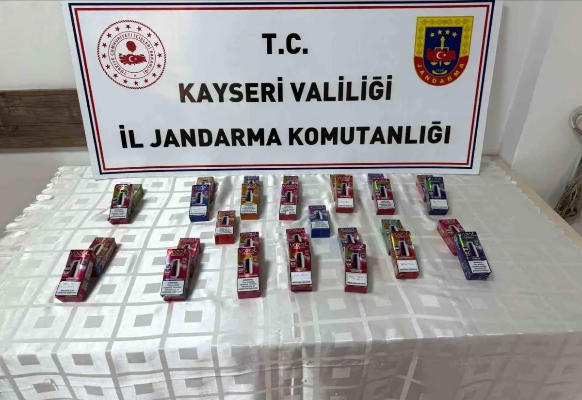 Kayseri'de 930 Paket Bandrolsüz Sigara Ele Geçirildi