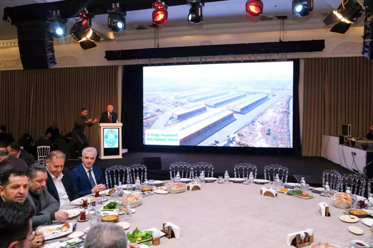 Yeşilyurt Sanayi Sitesi'nde kuralar çekildi, başkanlar yeni konut ve işyerlerine destek sözü verdi
