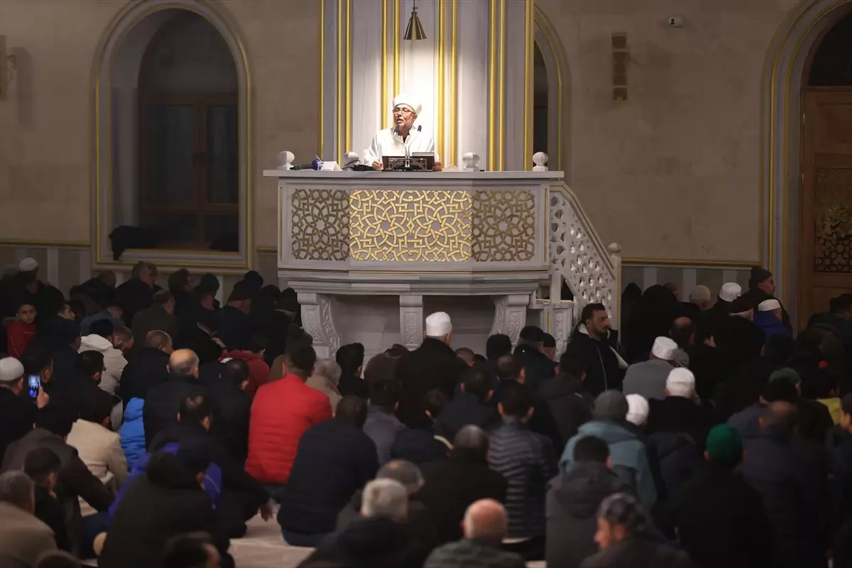 İç Anadolu'da Regaip Kandili dualarla idrak edildi