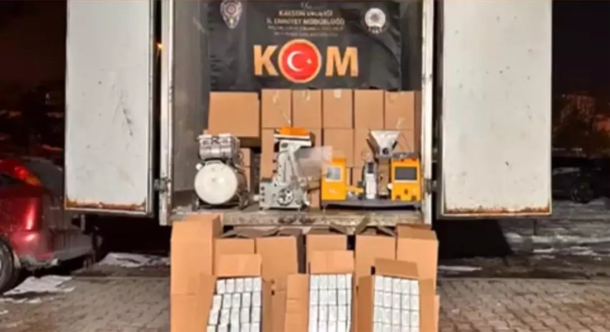 Kayseri'de Kaçak Sigara Operasyonu