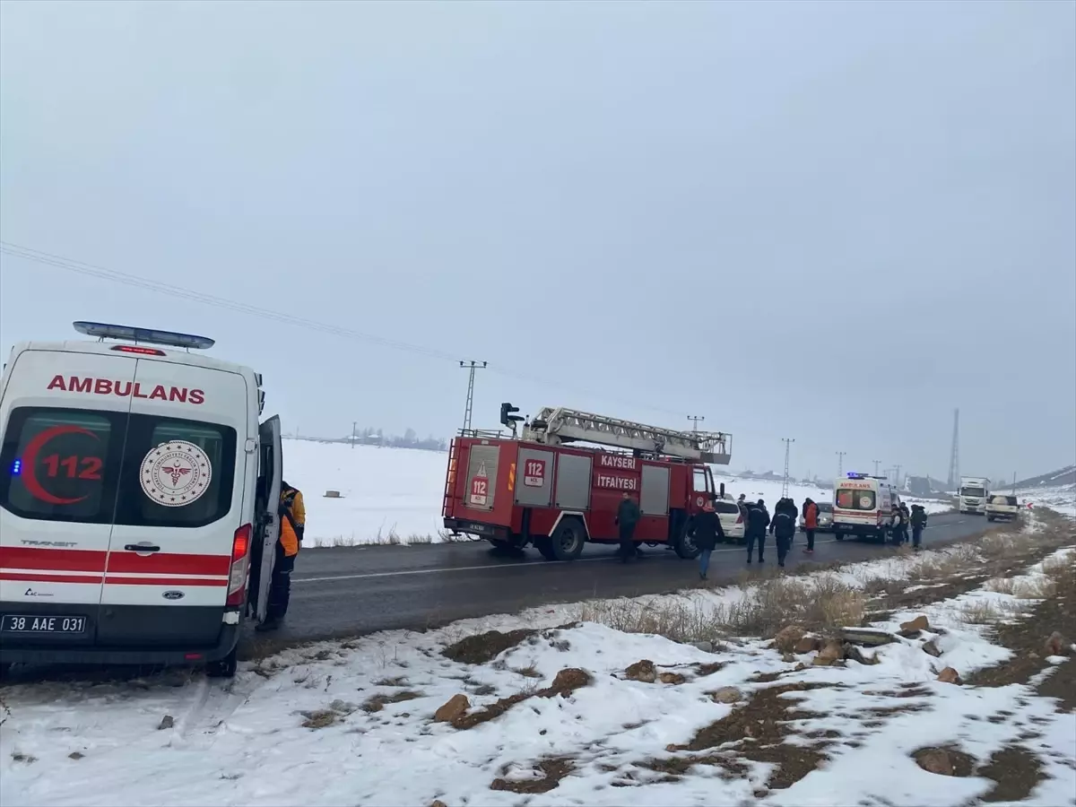 Kayseri'de Kaza: 6 Yaralı