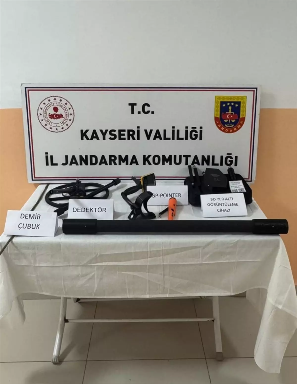 Kayseri'de İzinsiz Kazı Yapan 3 Şüpheli Yakalandı