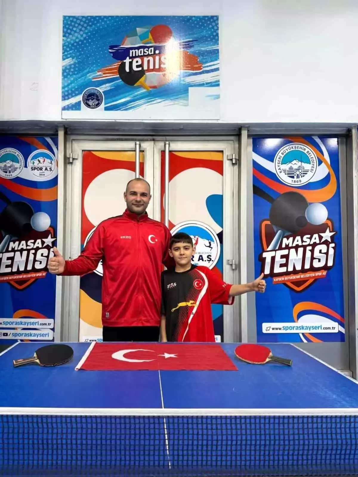 Kayserili sporcu, Masa Tenisi Millî Takımı'na çağrıldı