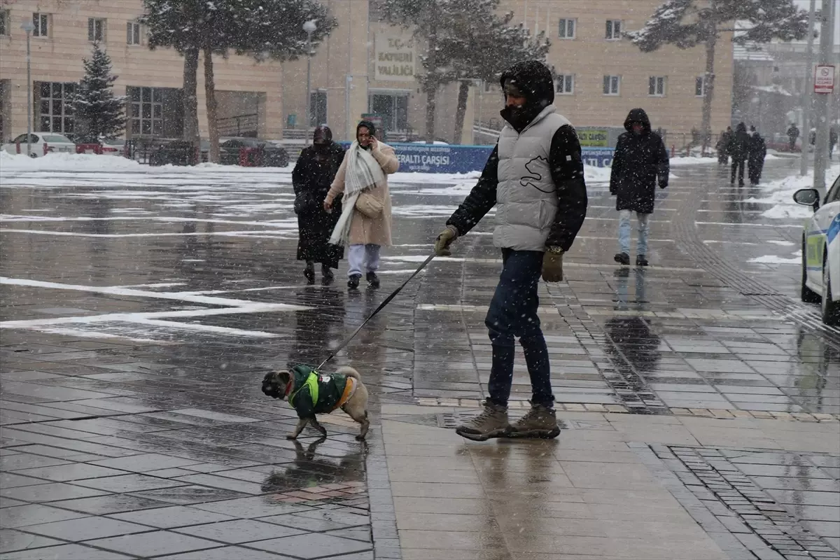 Kayseri'de Kar Yağışı Hayatı Olumsuz Etkiliyor
