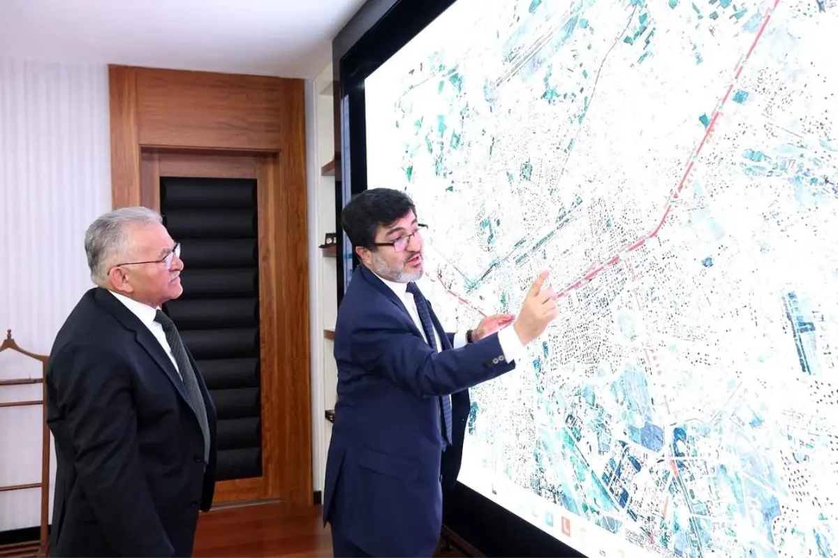 Başkan Büyükkılıç, Altyapı Yatırımları Genel Müdürü Eyigün'ü ağırladı