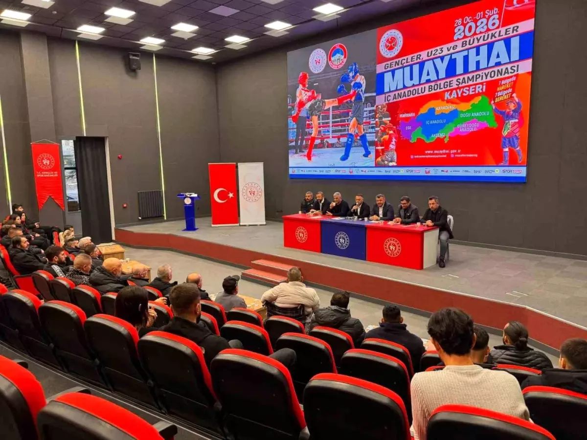Kayseri'de Muaythai Bölge Şampiyonası Tamamlandı