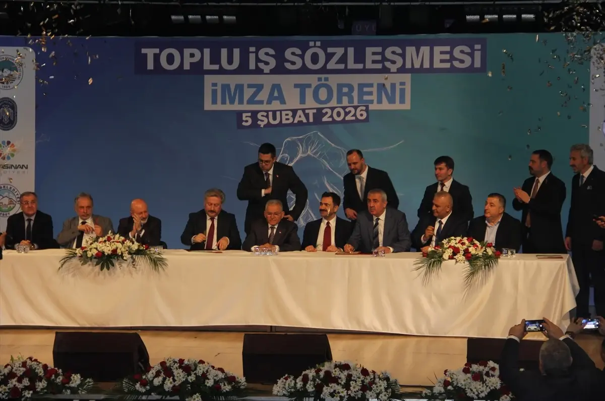 Kayseri'de 9 bin 56 İşçi için Toplu Sözleşme İmzalandı