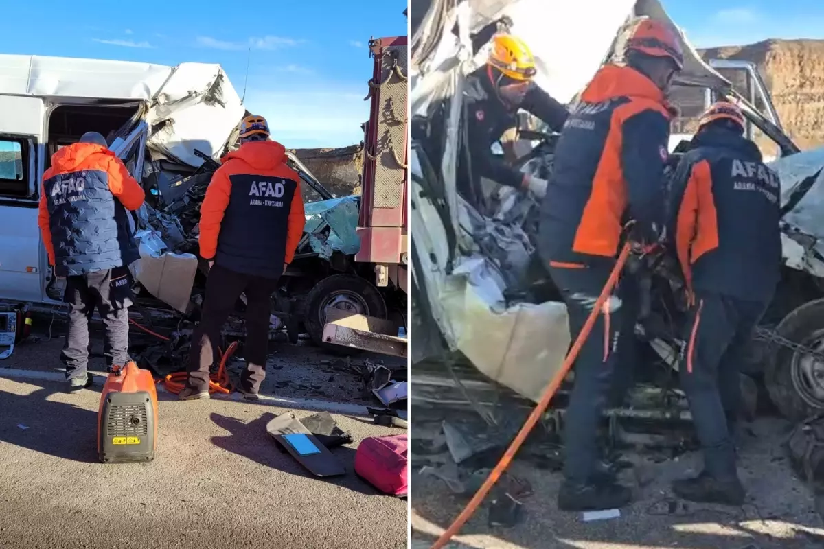 Öğrenci servisi tıra arkadan çarptı! Ölü ve yaralılar var