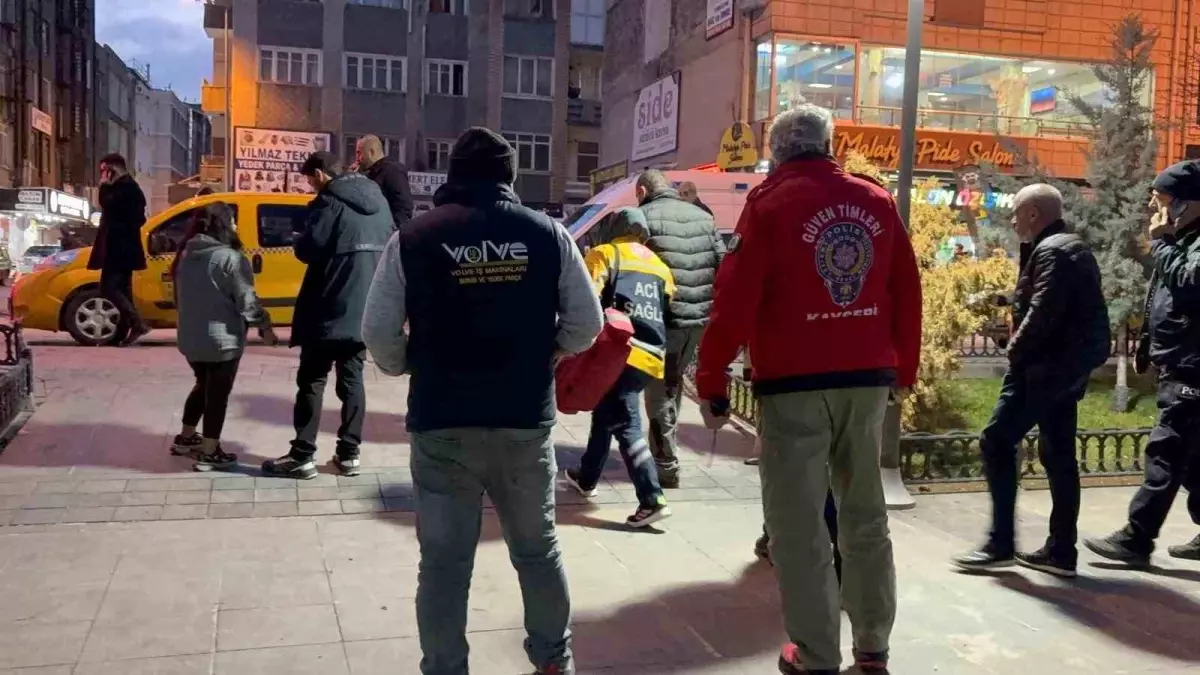 Kayseri'de Taksi Şoförleri Arasında Kavga