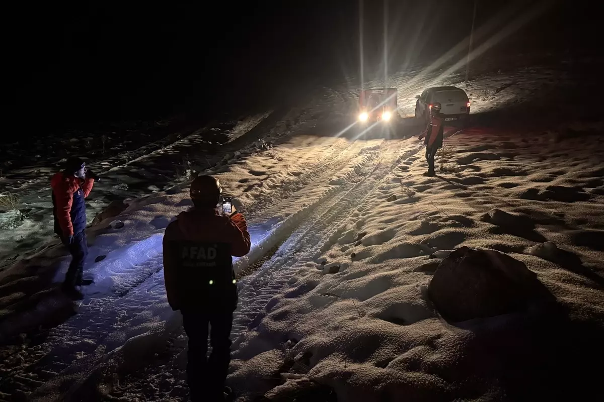 Kayseri'de Mahsur Kalan İşçiler Kurtarıldı